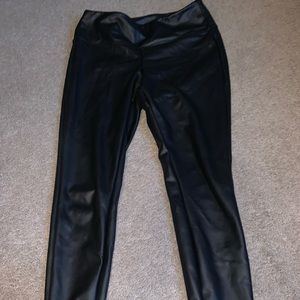 A New Day faux leather leggings size M